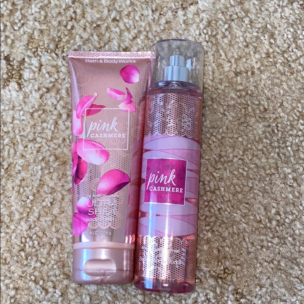 B&BW Pink Cashmere Body spray and lotion